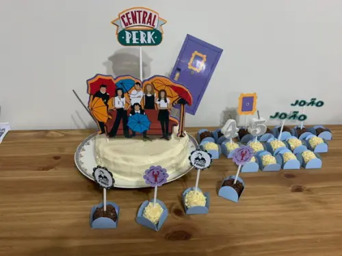 Kit 20 Topers para Docinhos Personalizado no tema da festa