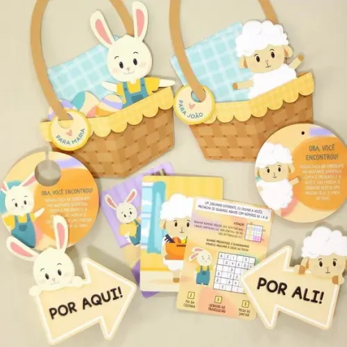 Kit Caça aos Ovos de Páscoa!