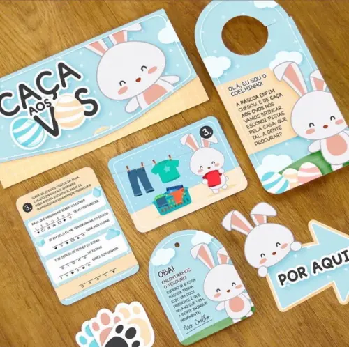Kit Caça aos Ovos de Páscoa!