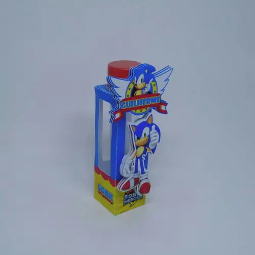 Kit Festa: 30 Lembrancinhas Personalizadas Tema Sonic