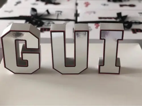 Letras e Números 3D! Personalizado na cor e tema da festa!