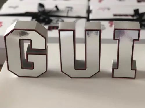 Letras e Números 3D! Personalizado na cor e tema da festa!