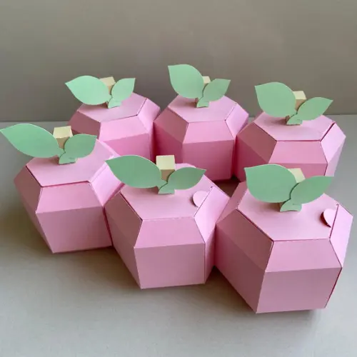 Maçã e Laranja 3d Candy Colors Kit com 3 Unidades!
