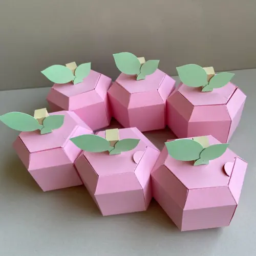 Maçã e Laranja 3d Candy Colors Kit com 3 Unidades!