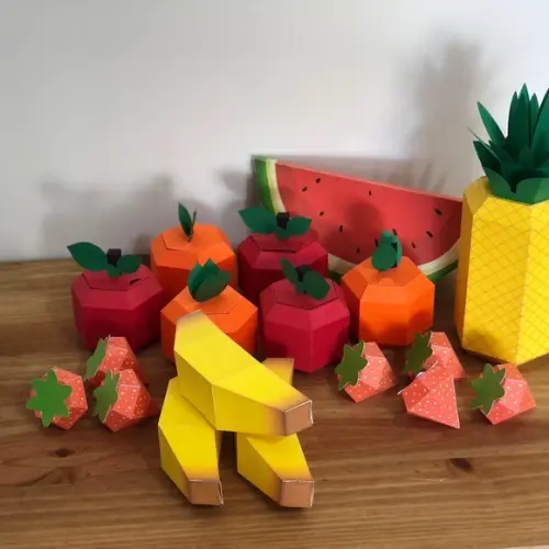 Morangos 3D Kit com 6 unidades!