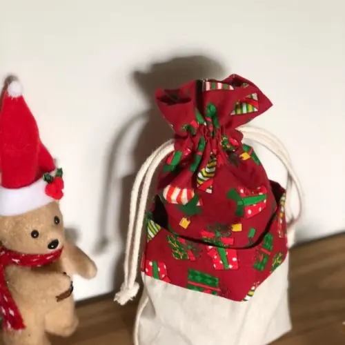 Porta Panettone em tecido que vira mini cesto!