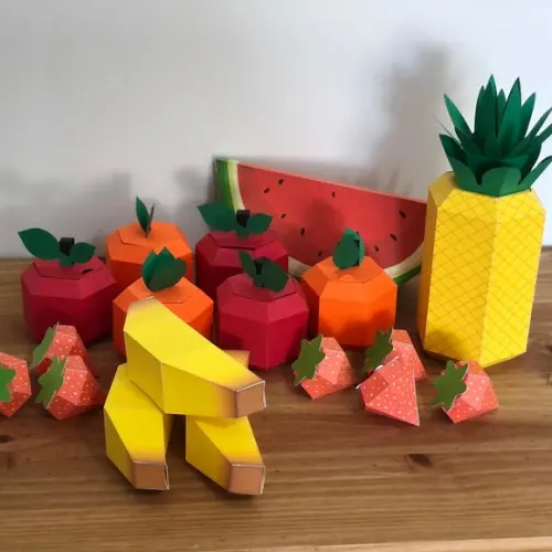 Morangos 3D Kit com 6 unidades!