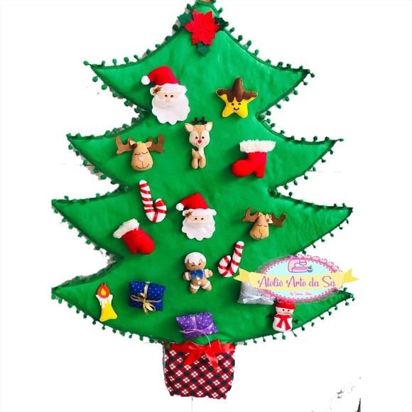 Árvore de natal em feltro Infantil