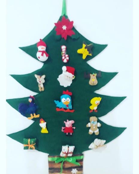 Árvore De Natal Em Feltro Infantil