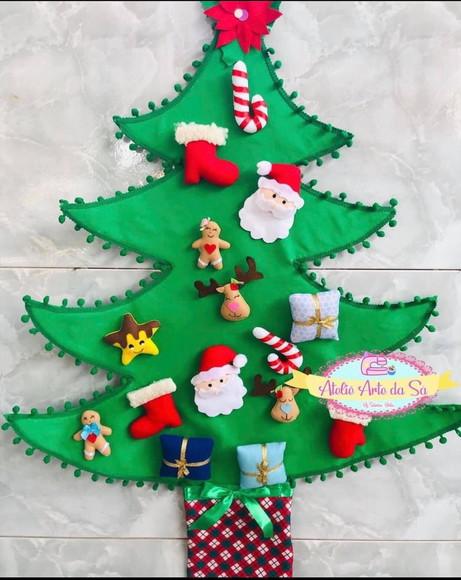 Árvore De Natal Em Feltro Infantil