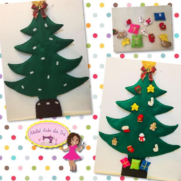 Árvore de Natal Infantil em Feltro Montessori