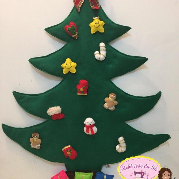 Árvore de Natal Infantil em Feltro Montessori