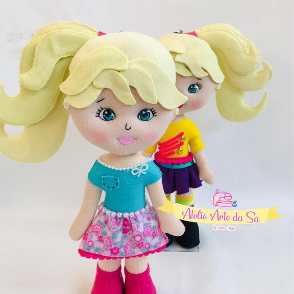 Boneca da Polly em feltro