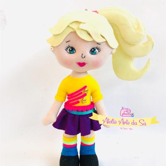 Boneca da Polly em feltro