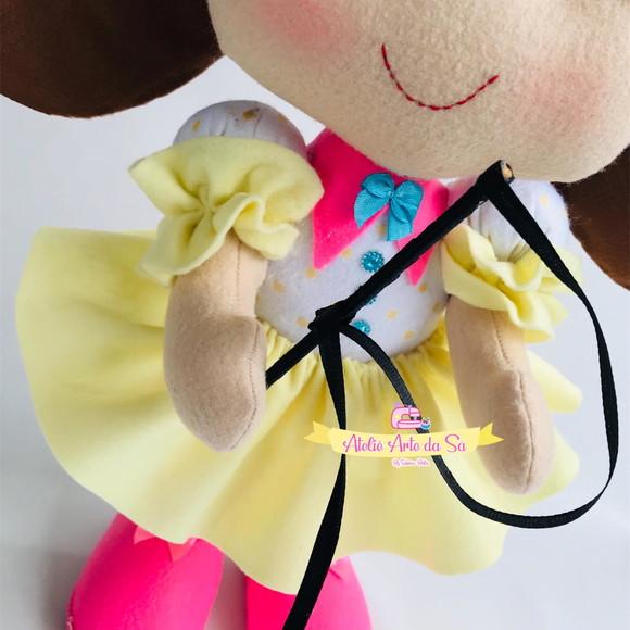 Boneca domadora em feltro