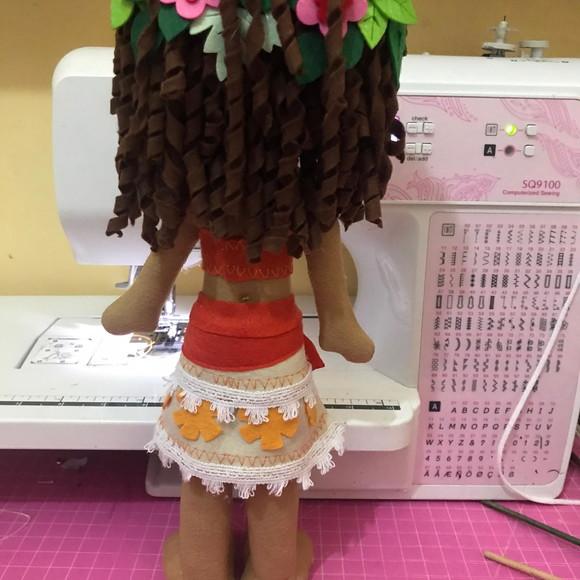Boneca Moana em feltro