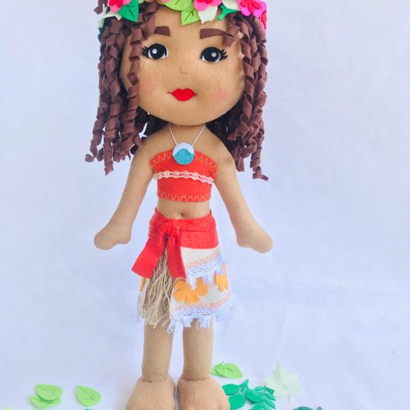 Boneca Moana em feltro