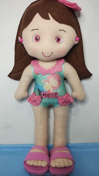 Boneca Personalizada de Maio Festa Praia