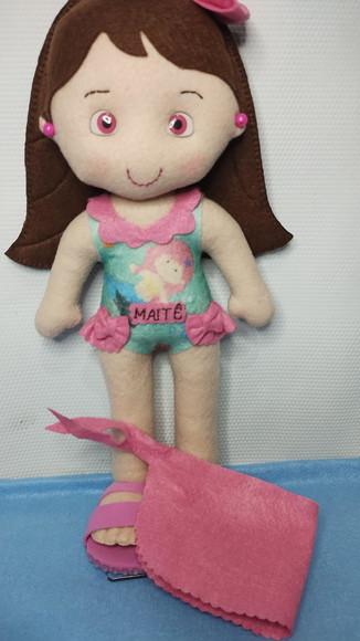 Boneca Personalizada de Maio Festa Praia