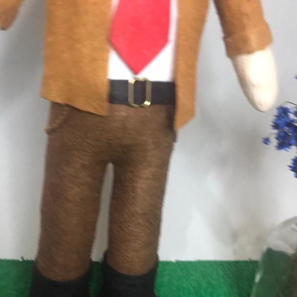 Boneco em Feltro Mr Bean com 30 cm