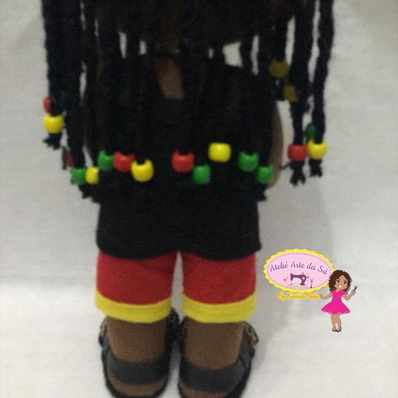 Boneco Negro rastafari