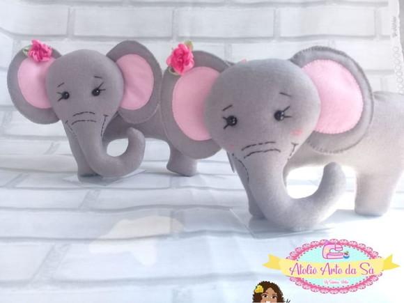 Elefante em feltro