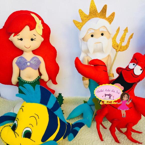 Kit Ariel em Feltro