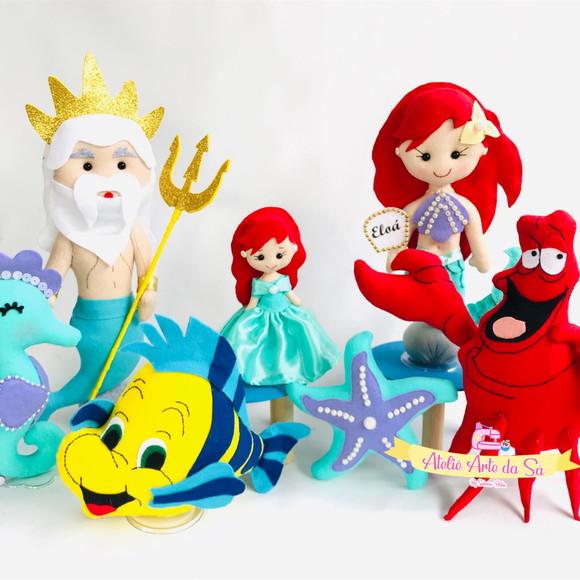 Kit Ariel em feltro Luxo