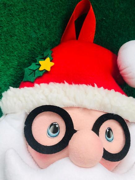 Papai Noel de Feltro Porta Toalha de Prato
