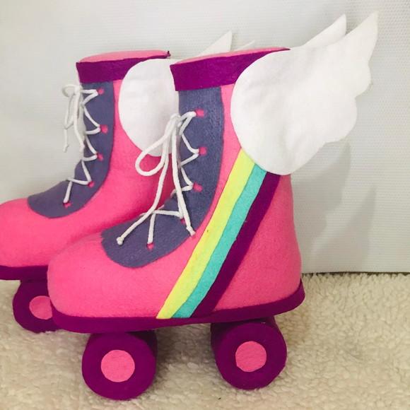 Par De Patins Em Feltro 3d