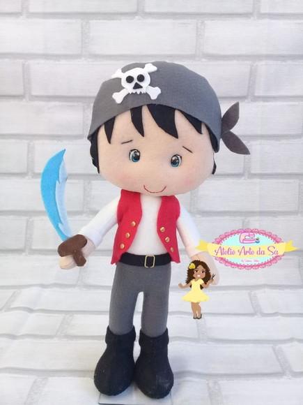 Pirata em feltro