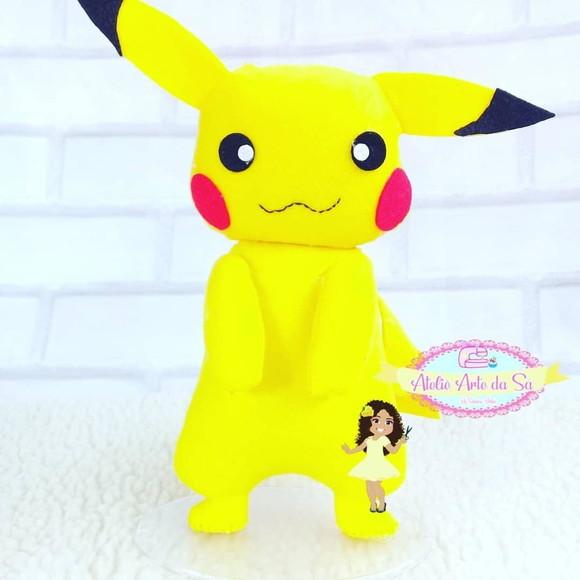 Picachu em feltro