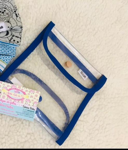 Porta máscara duplo limpa e suja