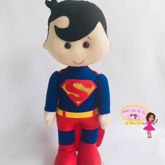Super homem em feltro