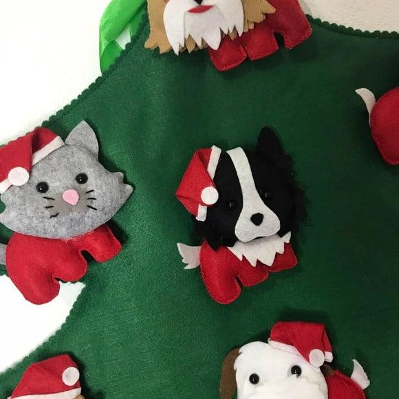 Árvore de Natal em Feltro Pet