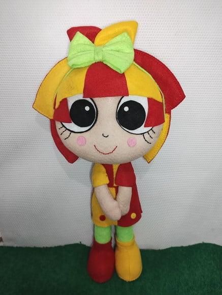 Boneca Emília em Feltro 25/30 cm
