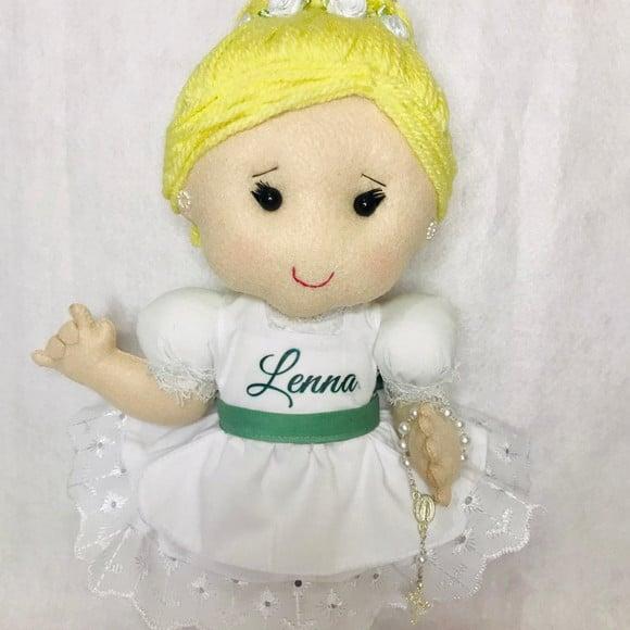 Boneca personalizada dama de honra Libras
