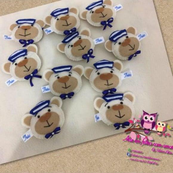 Chaveiro/ Imã Urso Marinheiro