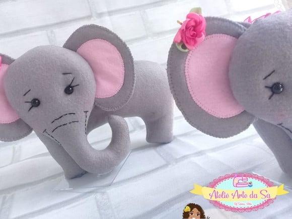 Elefante em feltro