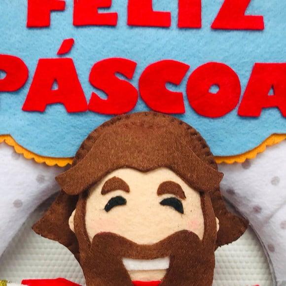 Guirlanda de Páscoa Luxo Ele Vive
