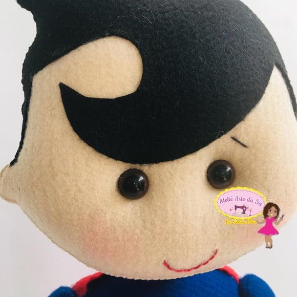 Super homem em feltro