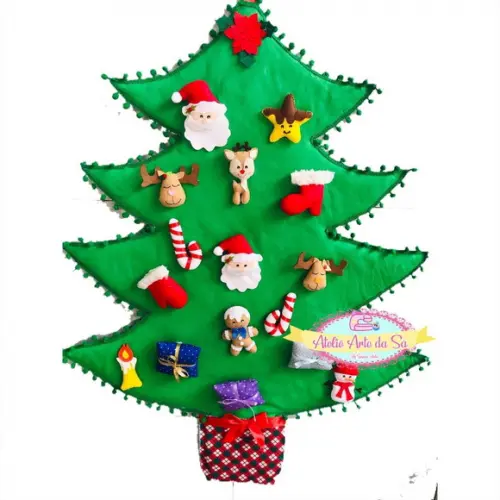 Árvore de natal em feltro Infantil