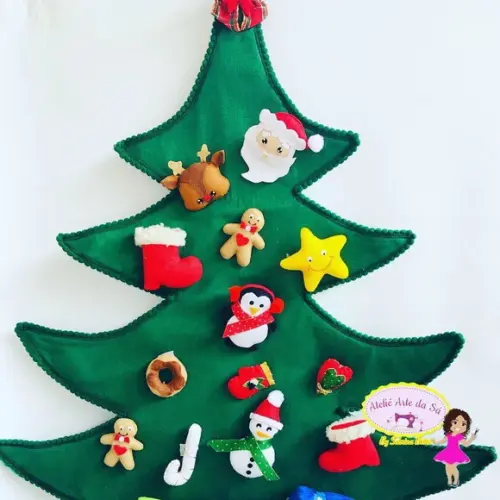 Árvore De Natal Em Feltro Infantil