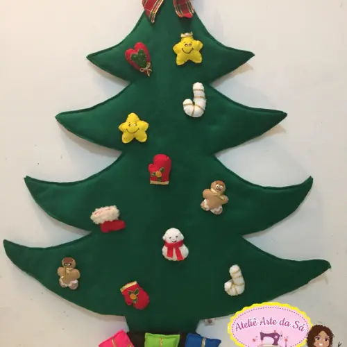 Árvore de Natal Infantil em Feltro Montessori