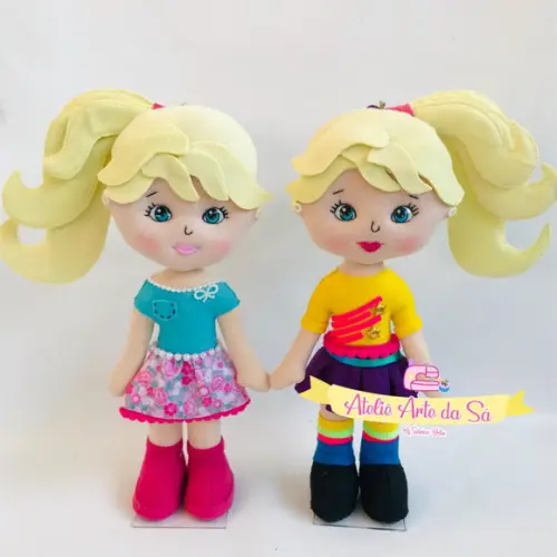 Boneca da Polly em feltro