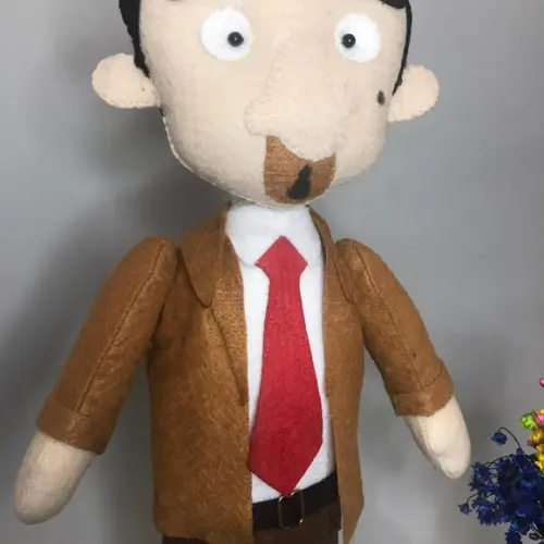 Boneco em Feltro Mr Bean com 30 cm