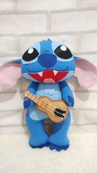 Boneco Stitch em Feltro 35 cm