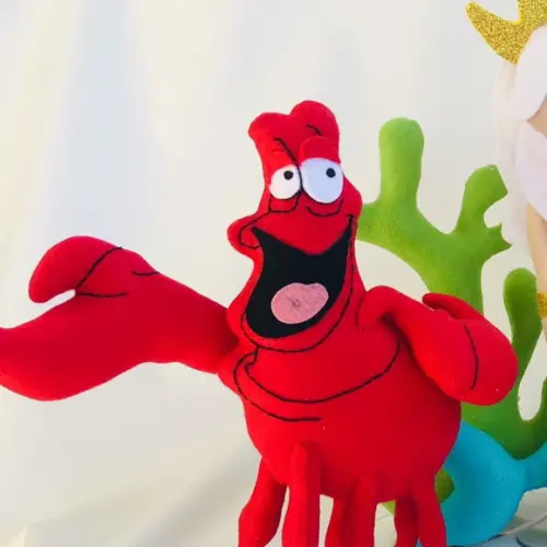 Caranguejo Sebastião em Feltro