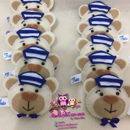 Chaveiro/ Imã Urso Marinheiro