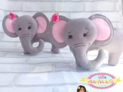 Elefante em feltro